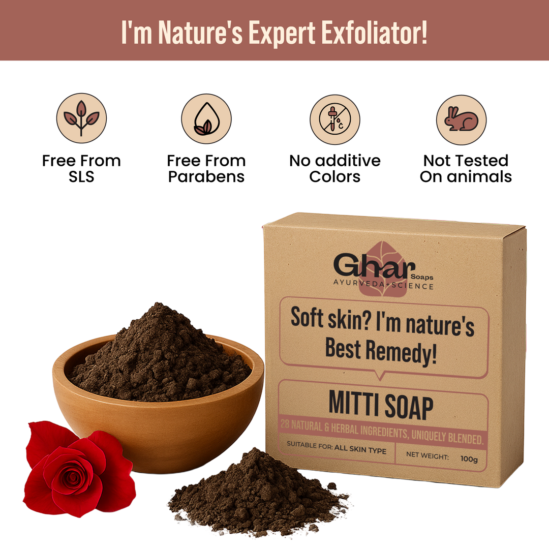 Mitti Soap For Exfoliation & Soft Skin