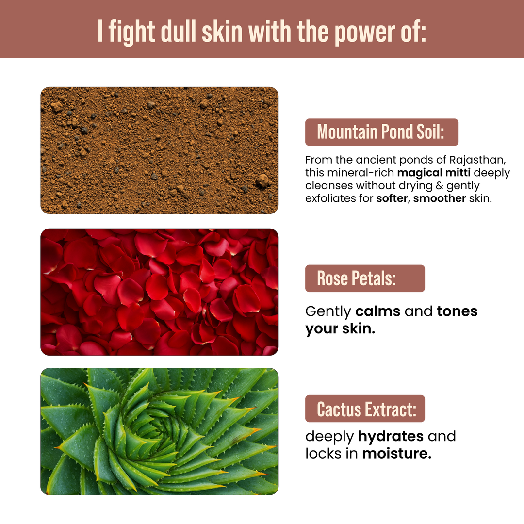 Mitti Soap For Exfoliation & Soft Skin