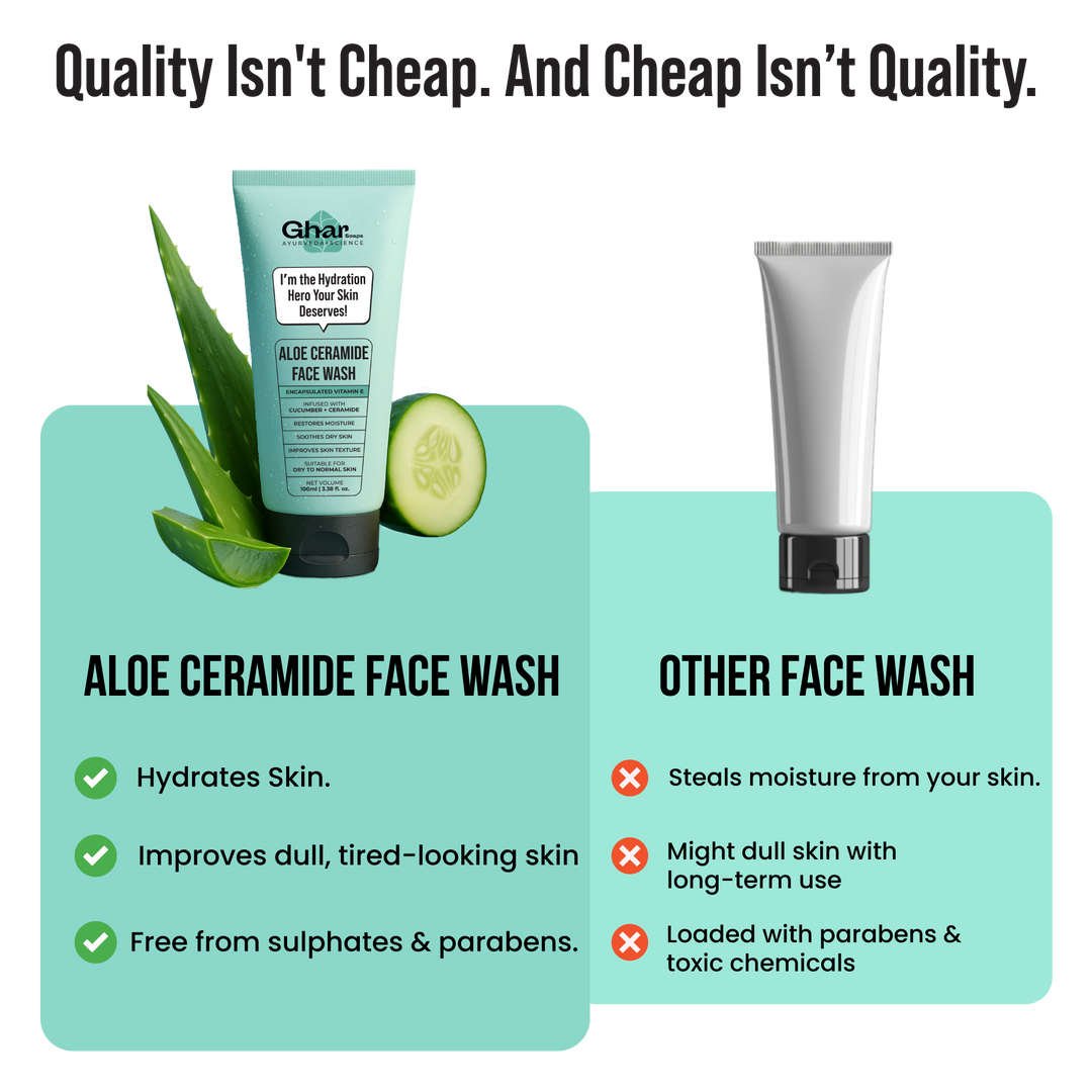Aloe-Ceramide Face Wash For Dry to Normal Skin
