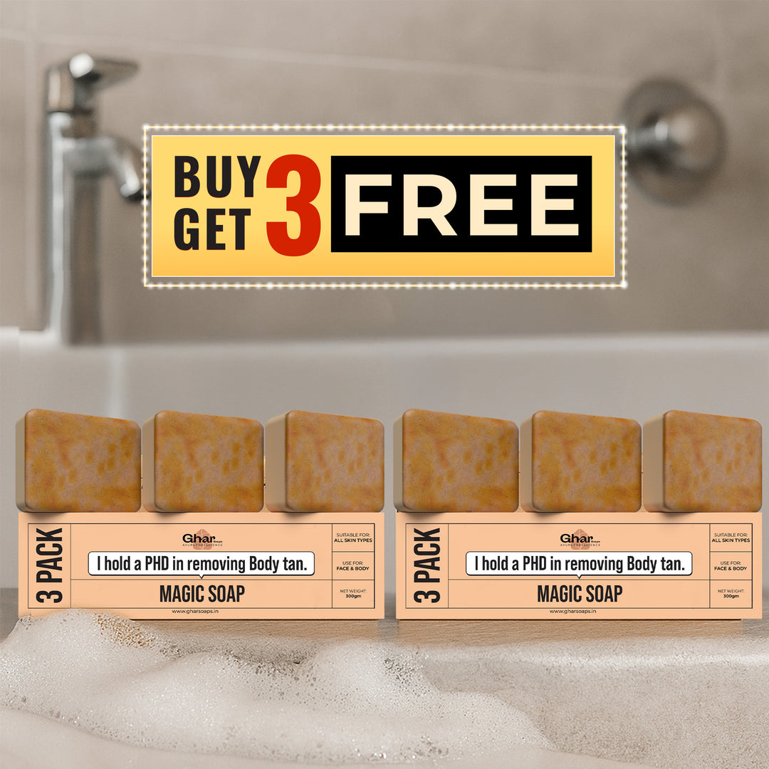 MAGIC SOAP ( SAFFRON AND SANDAL WOOD SOAP )