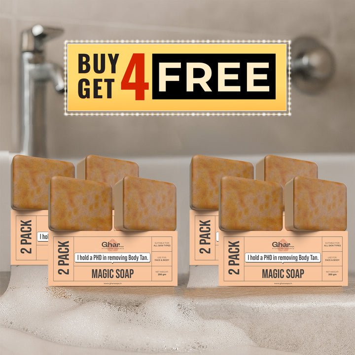 MAGIC SOAP ( SAFFRON AND SANDAL WOOD SOAP )