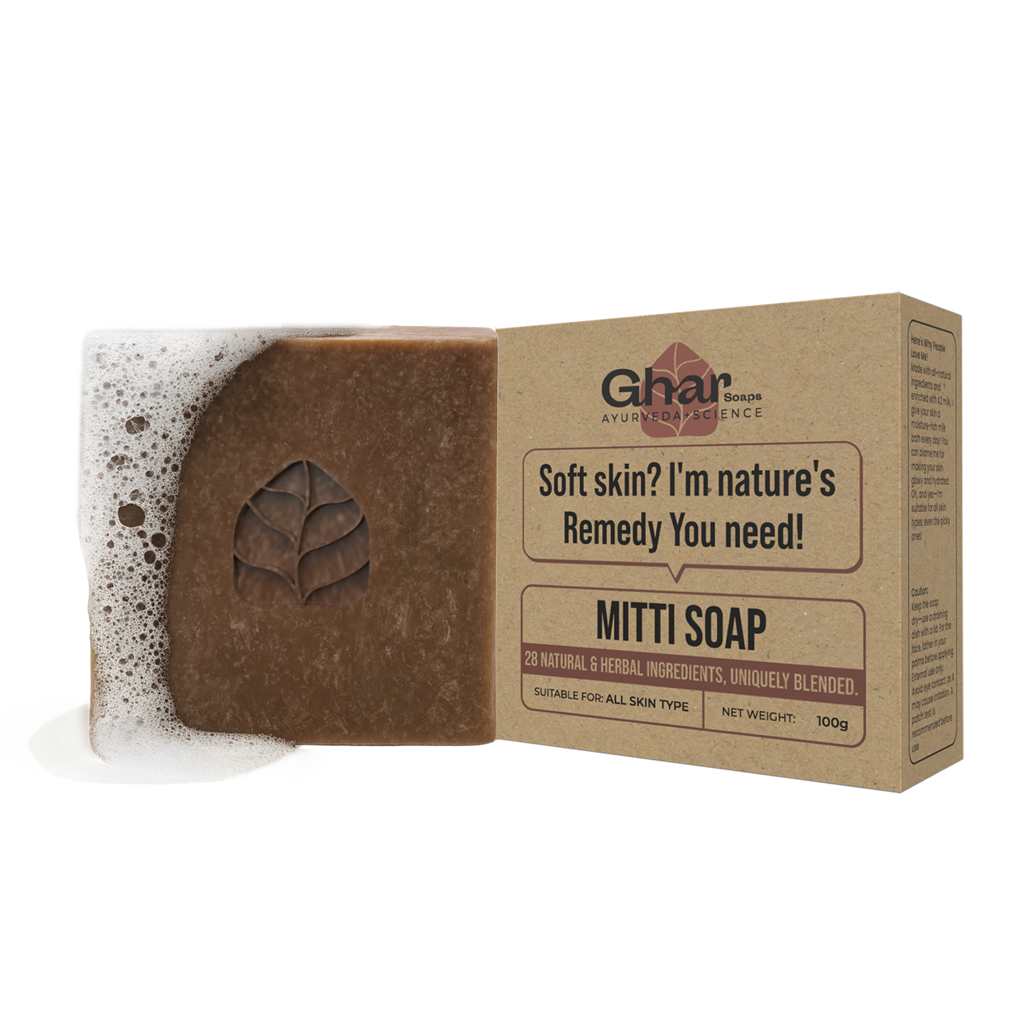 Mitti Soap For Exfoliation & Soft Skin