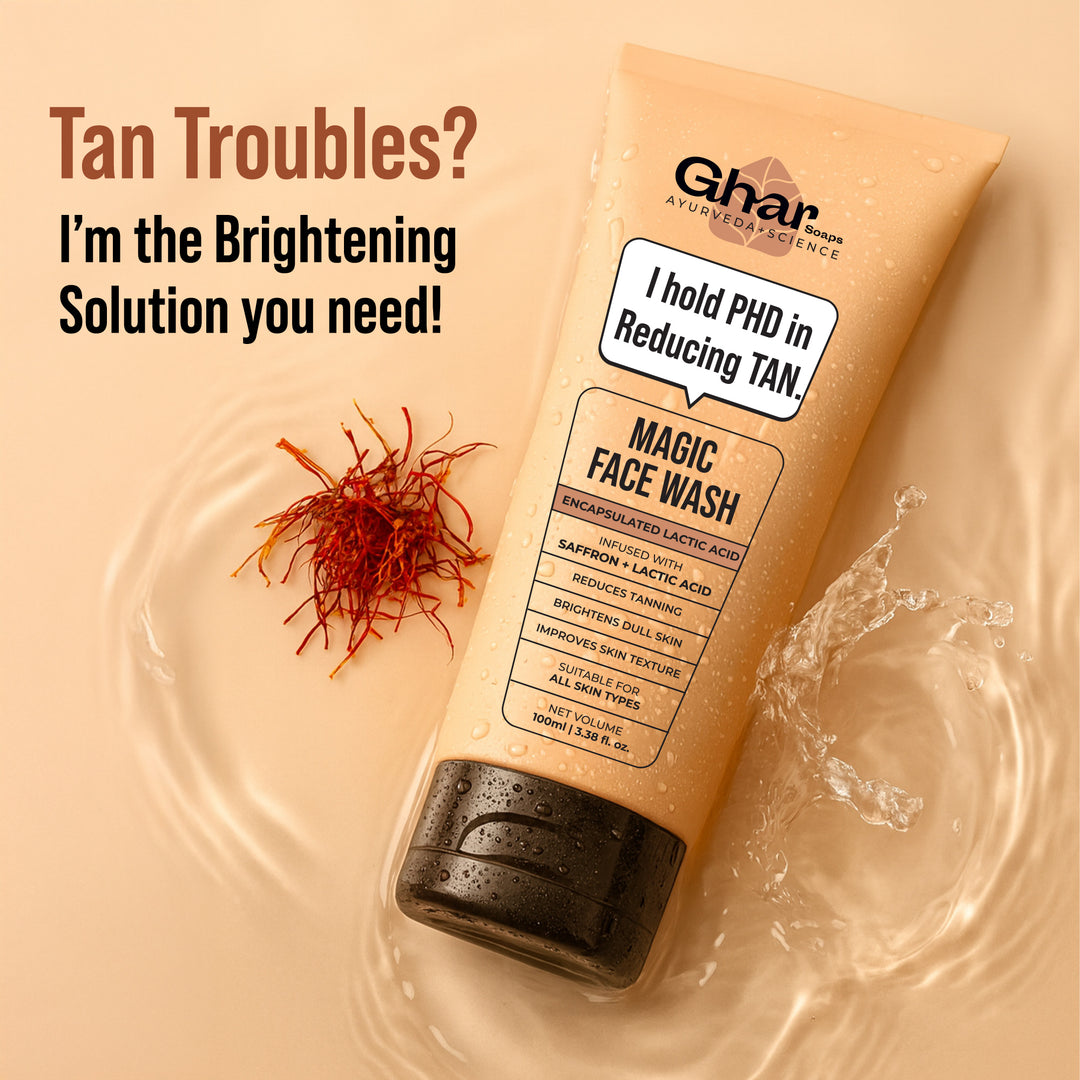 Magic Face wash With Saffron and Lactic Acid