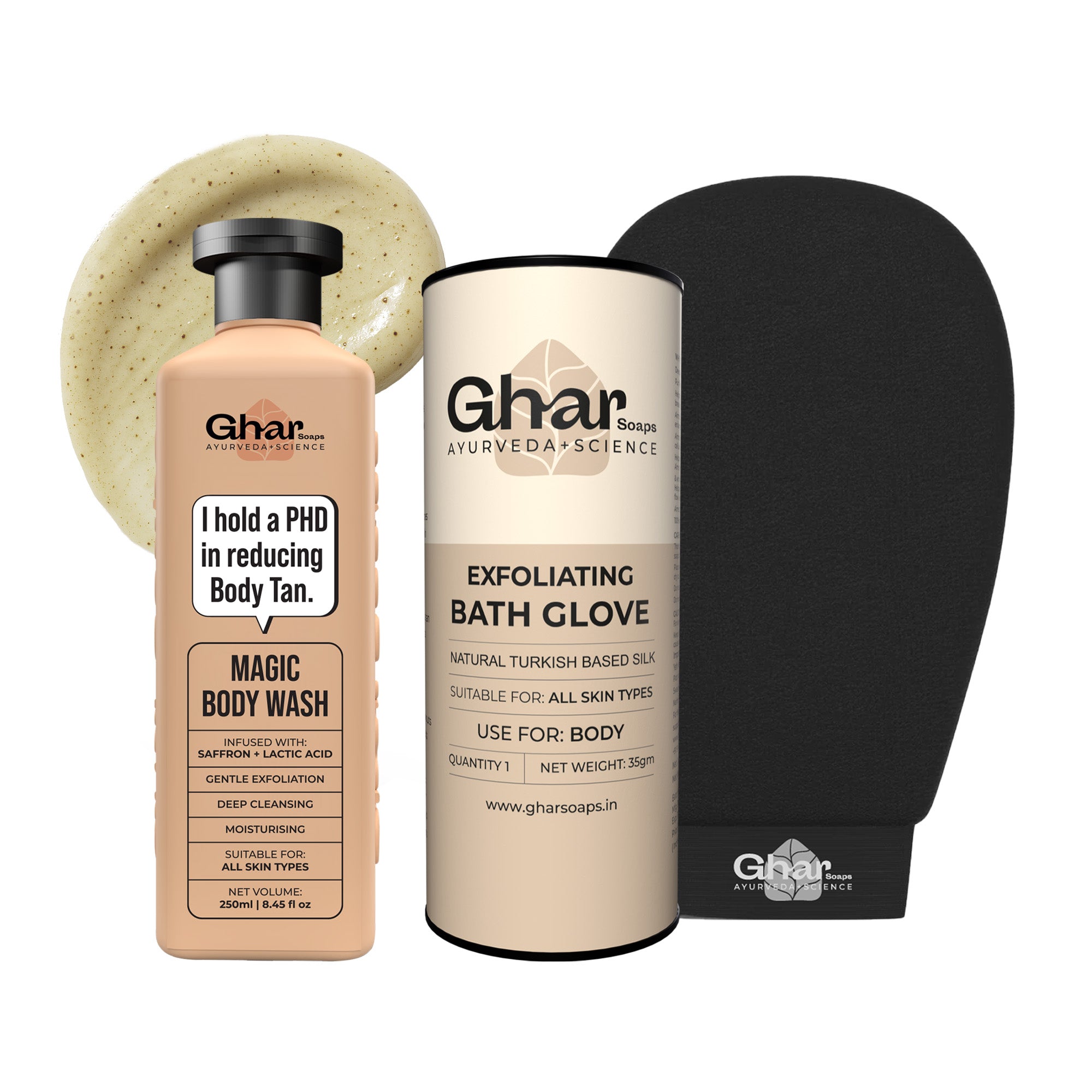 Magic Body wash + Free Exfoliating Body Glove