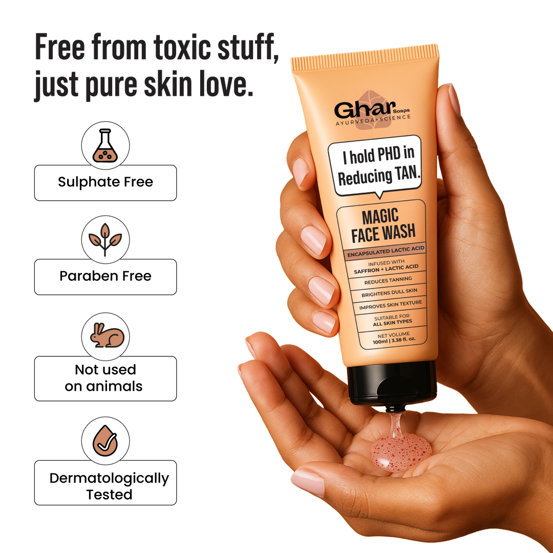 Magic Face wash With Saffron and Lactic Acid