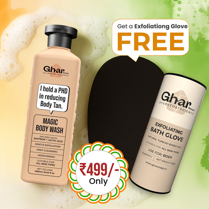 Magic Body wash + Free Exfoliating Body Glove
