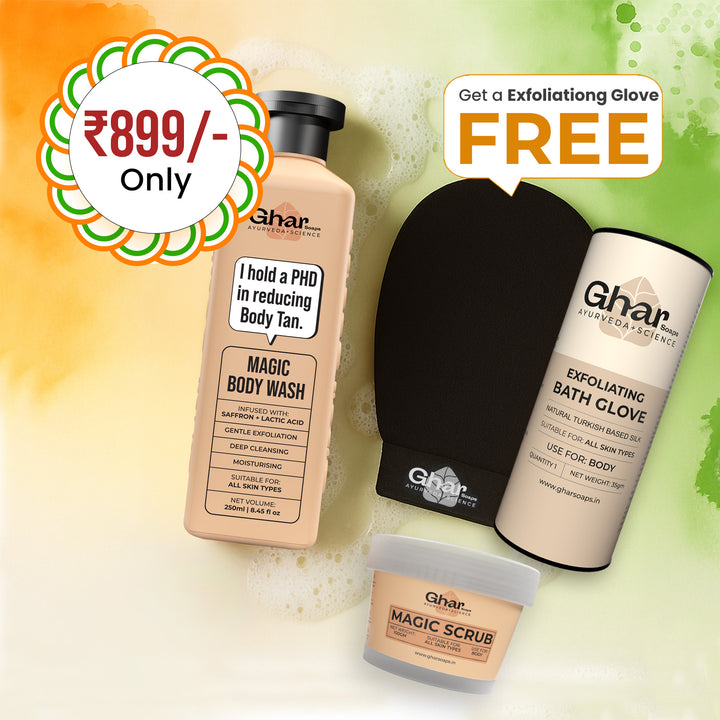 Magic Body wash + Free Exfoliating Body Glove