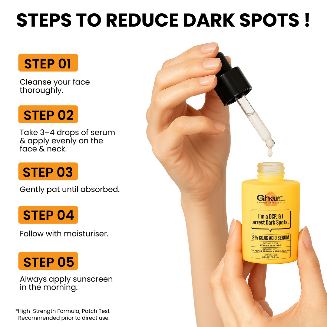 2% kojic acid serum infused with 1% alpha arbutin to reduce pigmentation