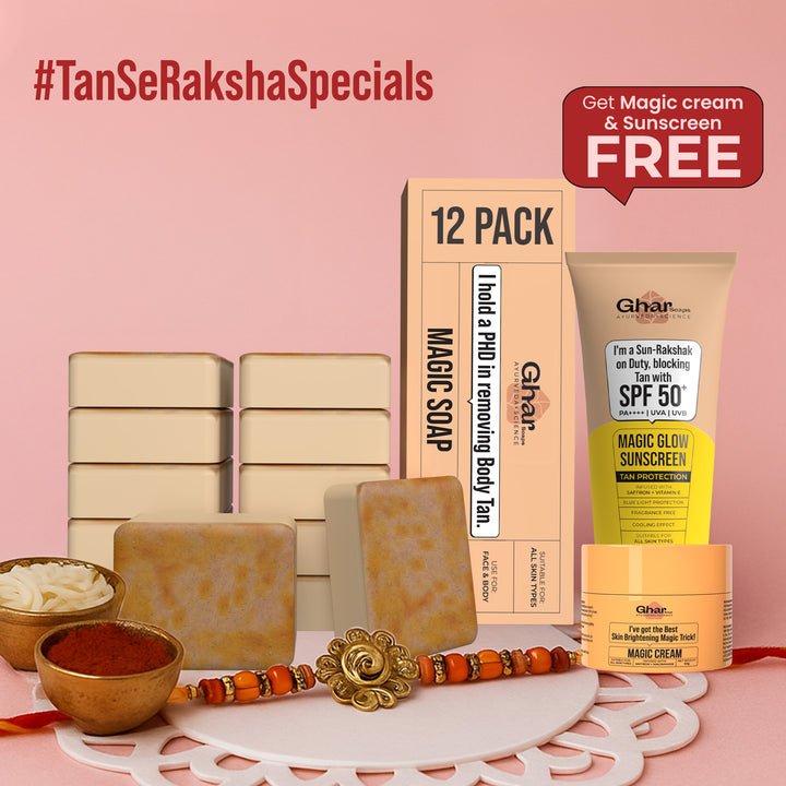 Magic Soap + Free Magic Cream + Free Sunscreen