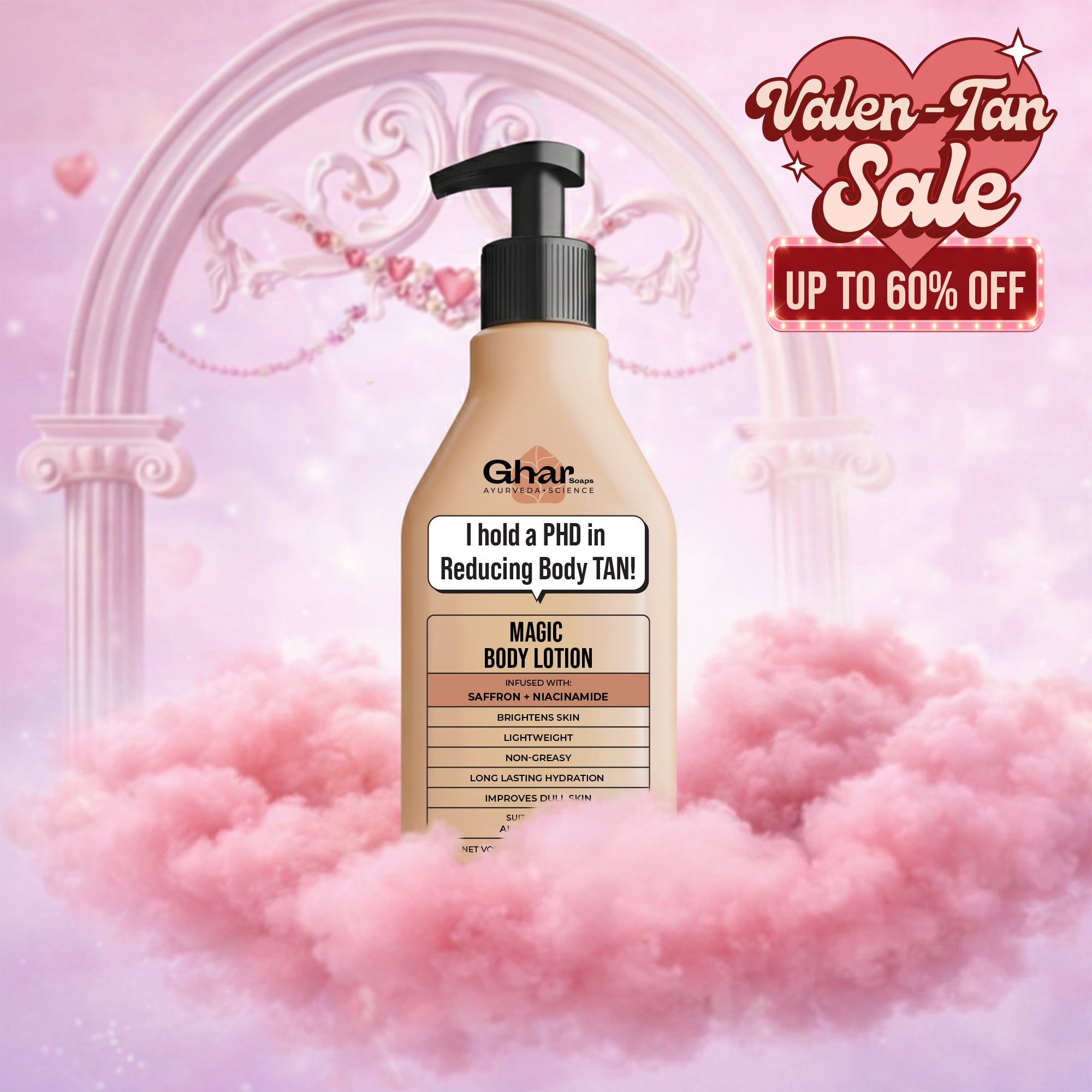 Magic Body Lotion with Saffron and Niacinamide