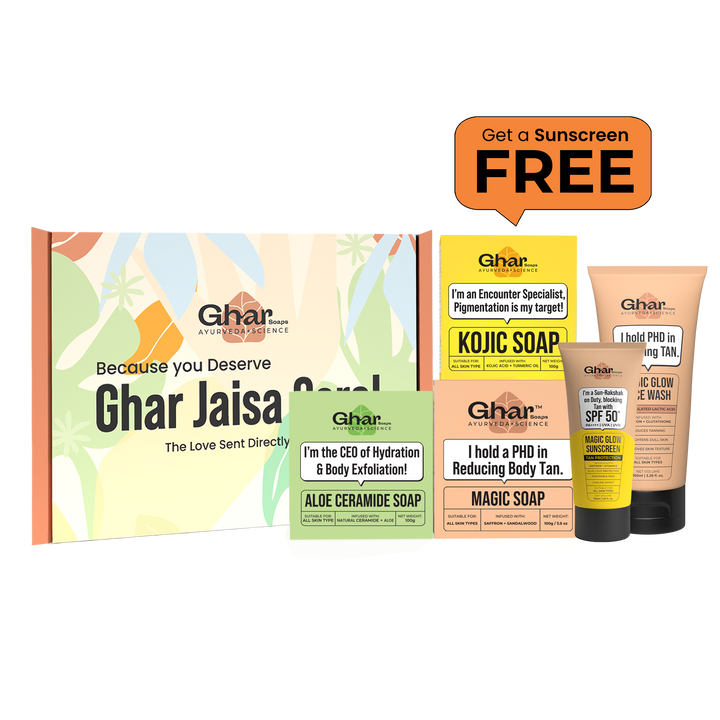 Natural Soaps Trio with Free Magic Sunscreen