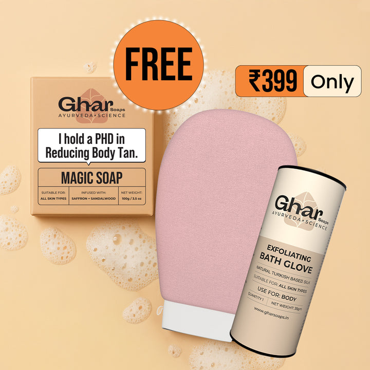 Magic Soap & Exfoliating Body Glove Combo