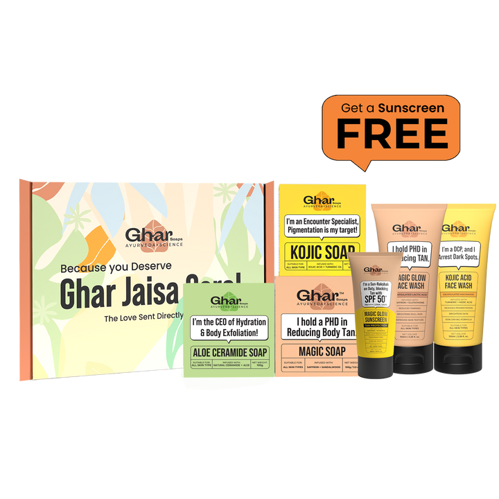 Natural Soaps Trio with Free Magic Sunscreen