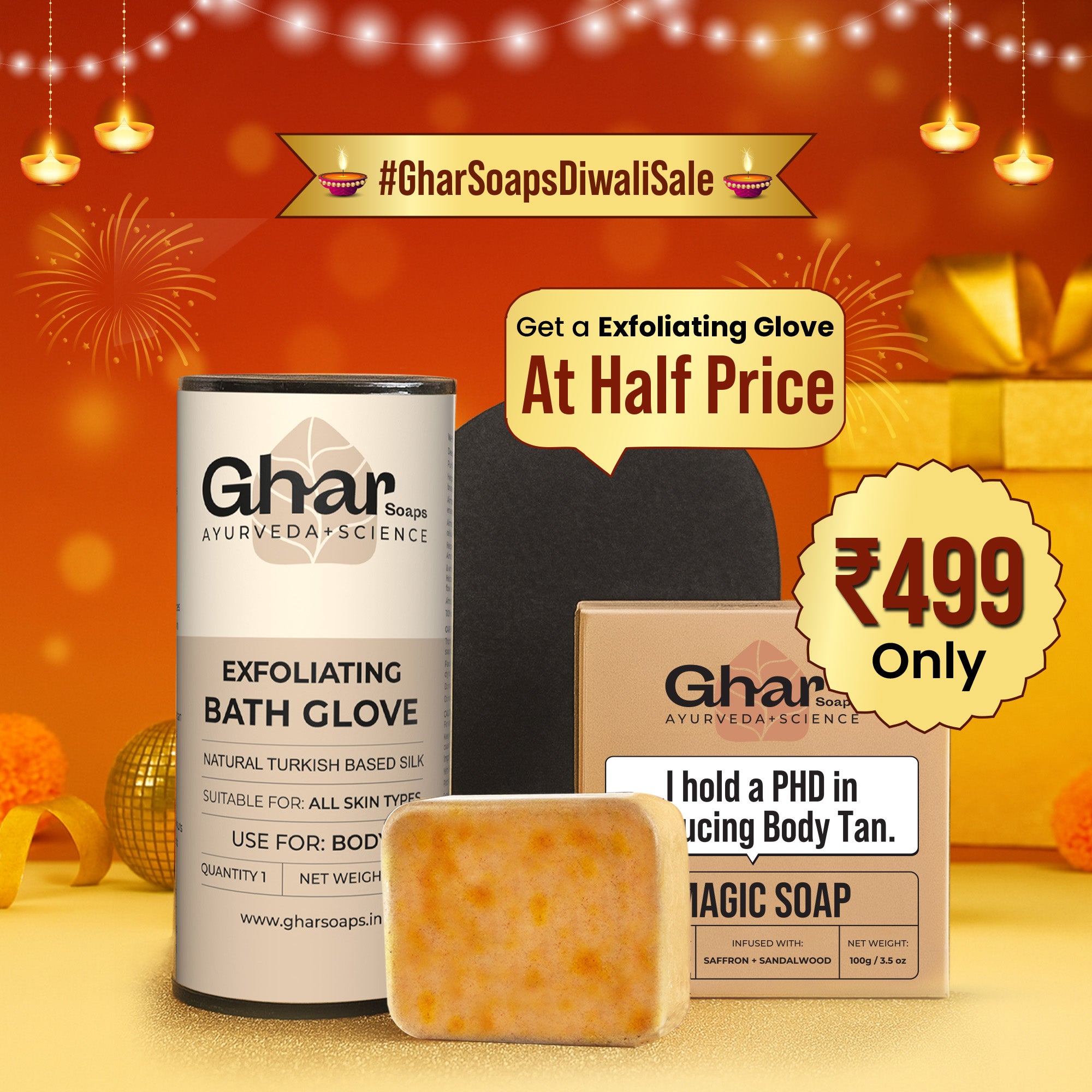 Magic Soap + Free Exfoliating Body Glove