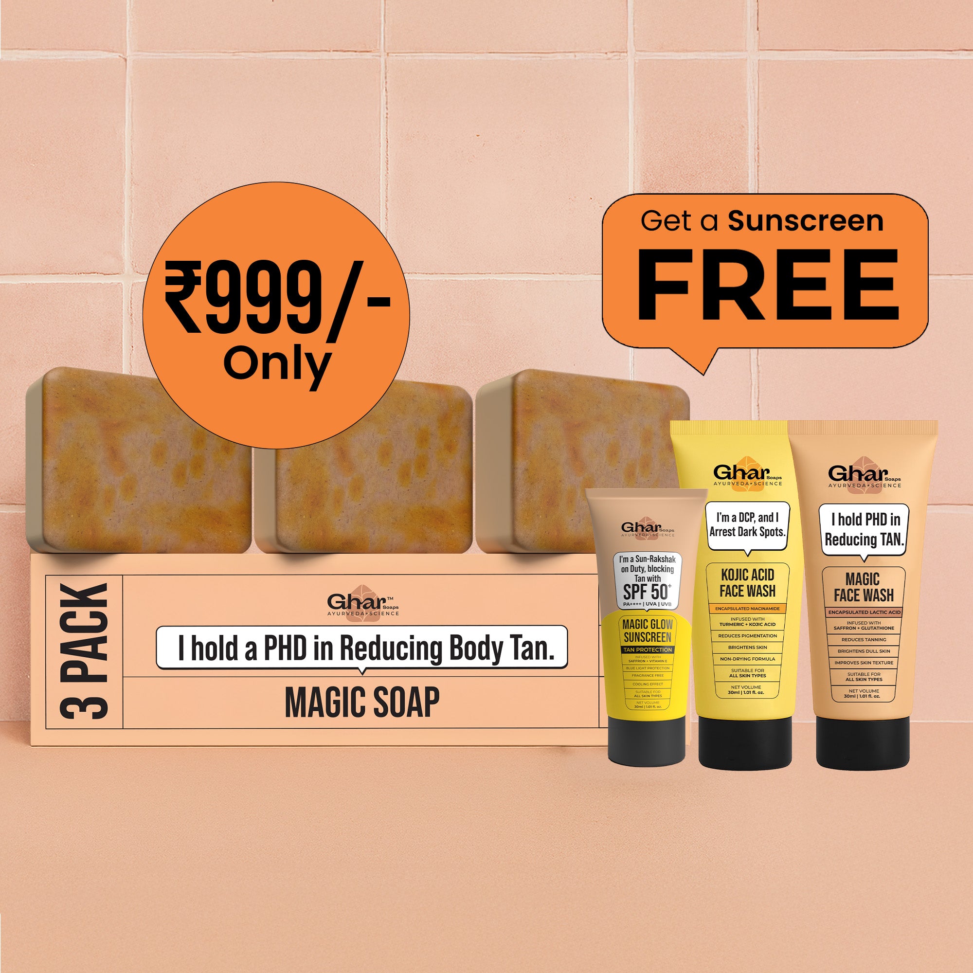 Magic Soap + FREE Magic Glow Sunscreen