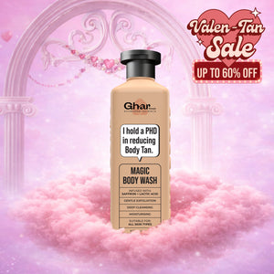 Magic De-Tan & Exfoliating Body Wash with Saffron & Lactic Acid