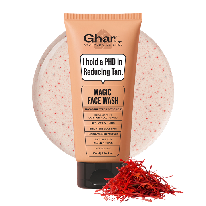 Magic Face wash With Saffron and Lactic Acid