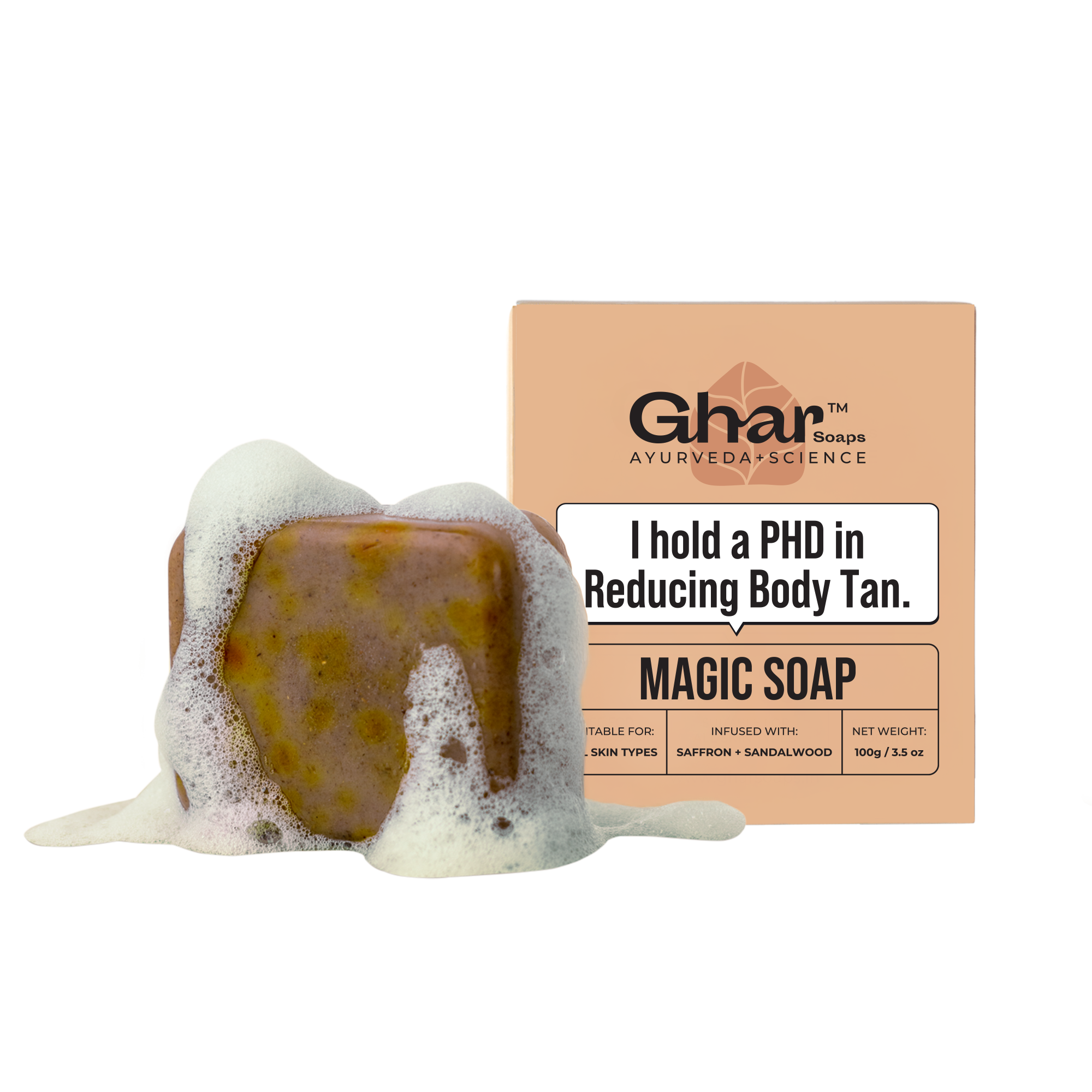 Magic Soap (Sandal Wood and Saffron Soap)