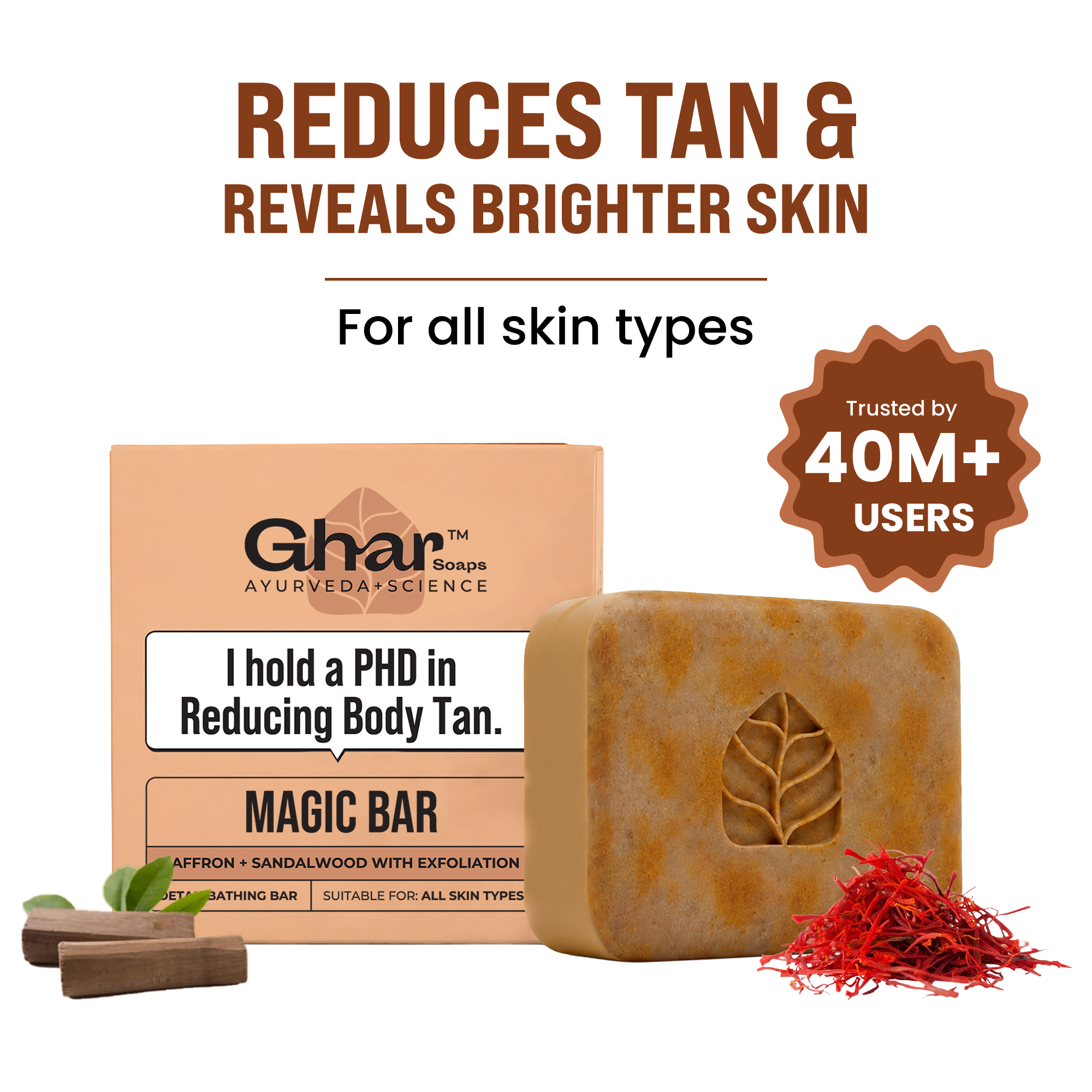 Magic Soap (Sandal Wood and Saffron Soap)