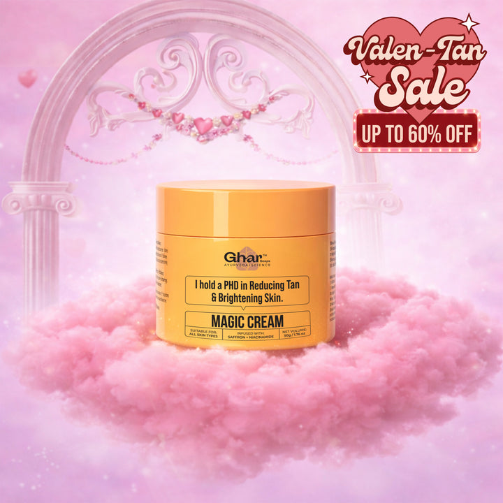 Magic Cream with Saffron & Niacinamide for De-Tan & Skin Brightening