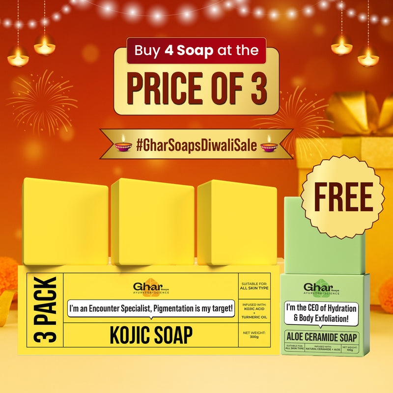 Free Soap with Pack of 3 Kojic Acid Soap