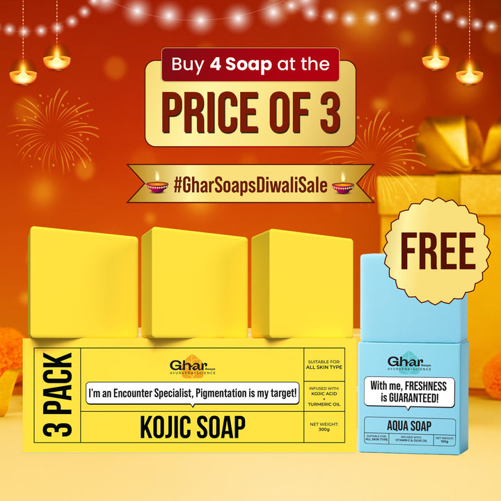 Free Soap with Pack of 3 Kojic Acid Soap