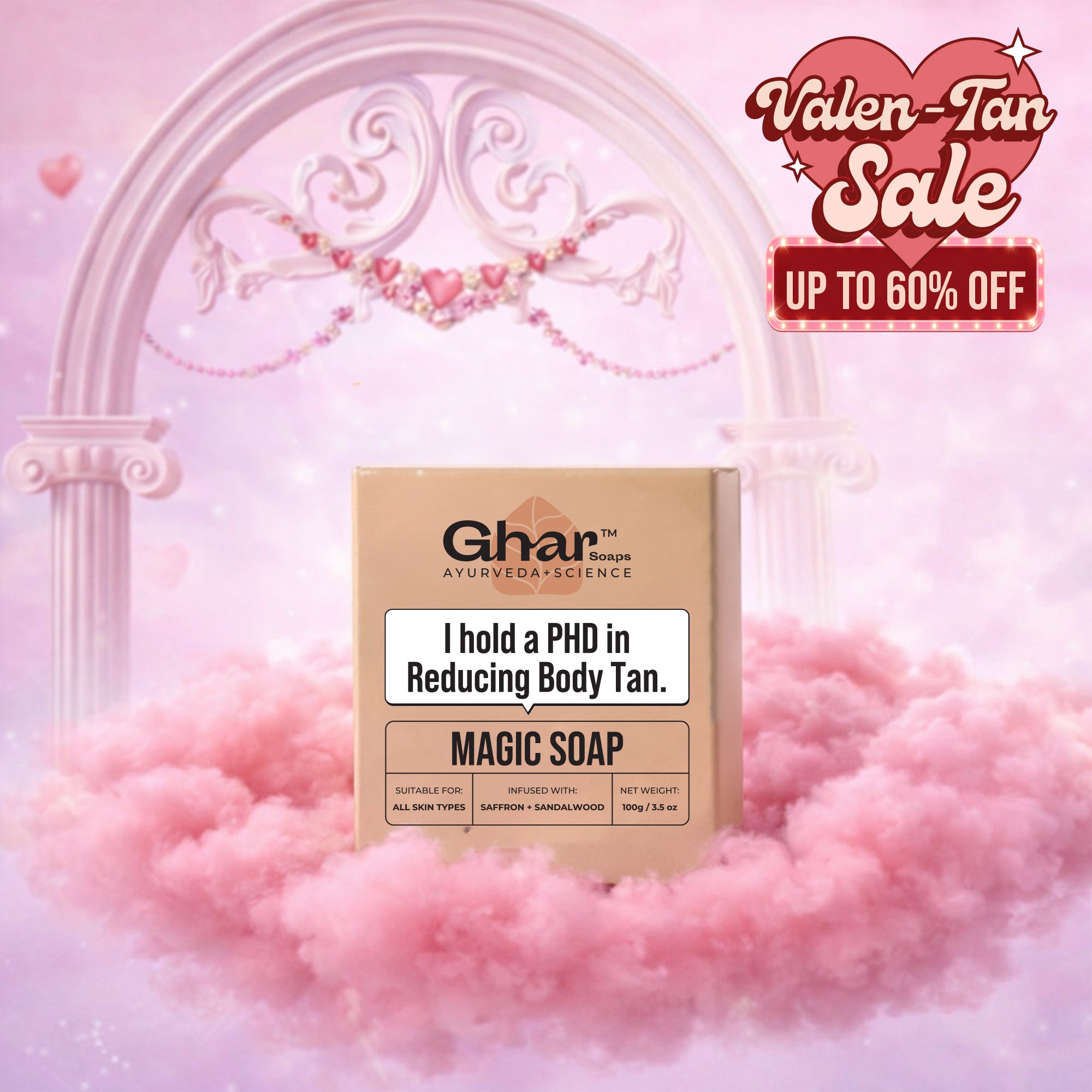 Magic Soap (Sandal Wood and Saffron Soap)