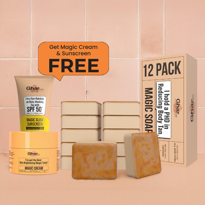 Magic Soap + Free Magic Cream + Free Sunscreen