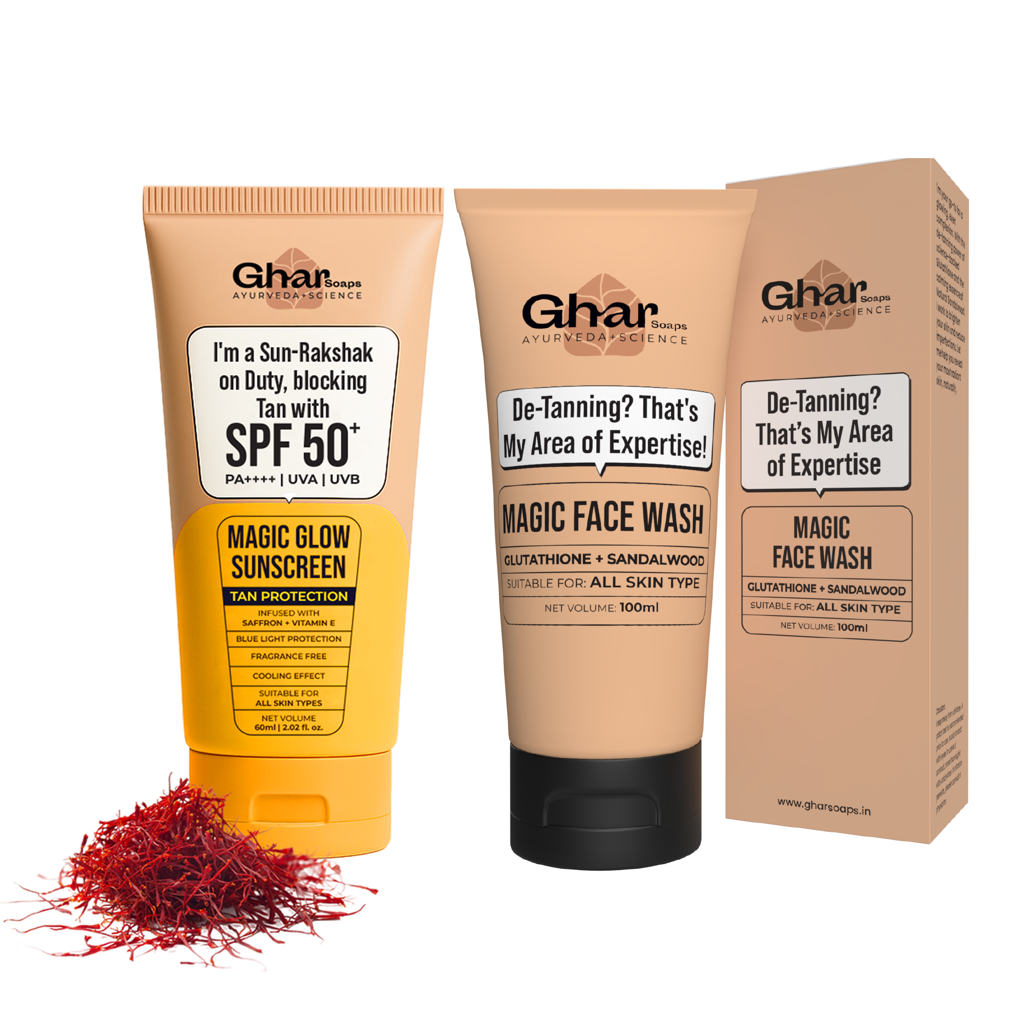 Magic Face wash  & Magic Sunscreen combo
