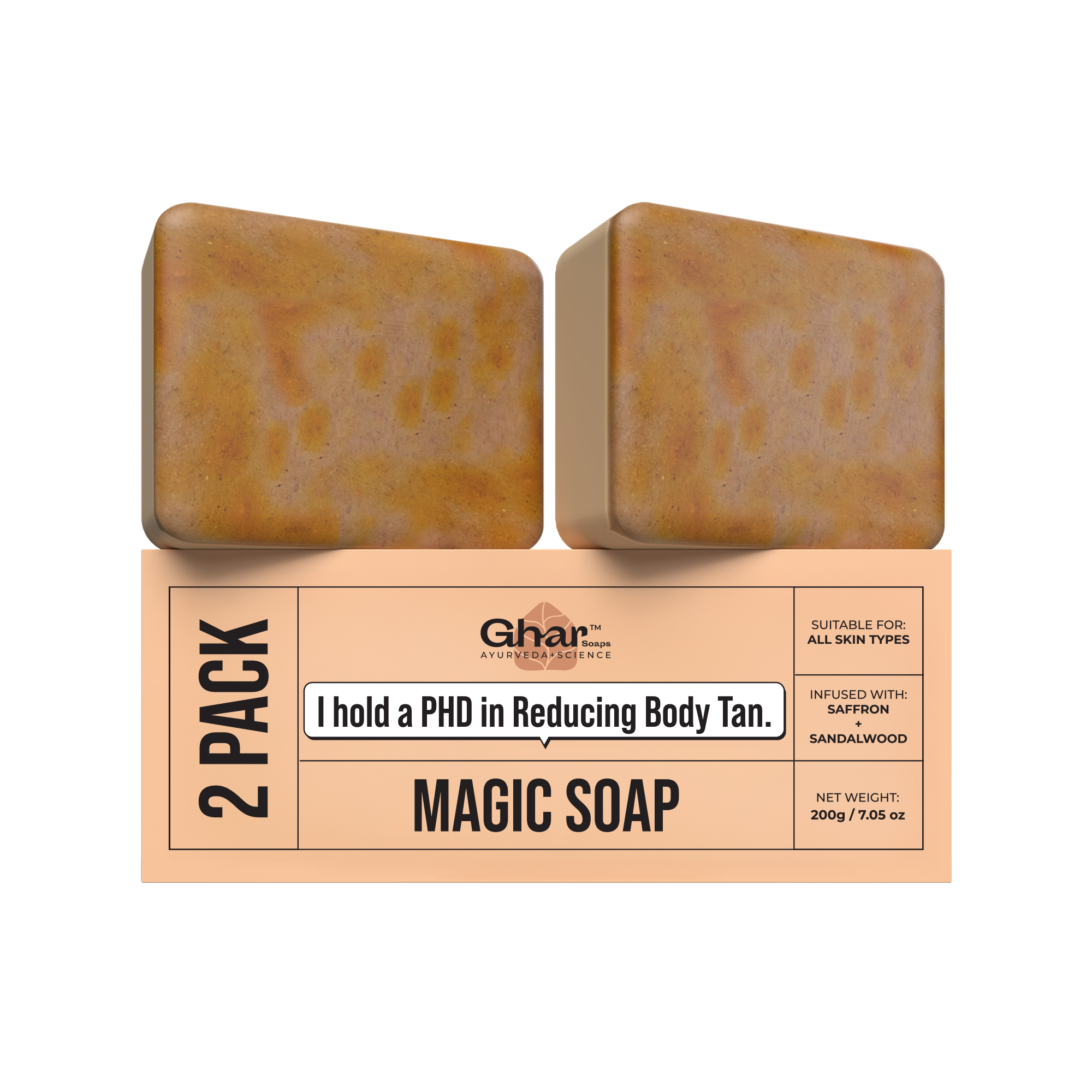 Magic Soap (Sandal Wood and Saffron Soap Variant)