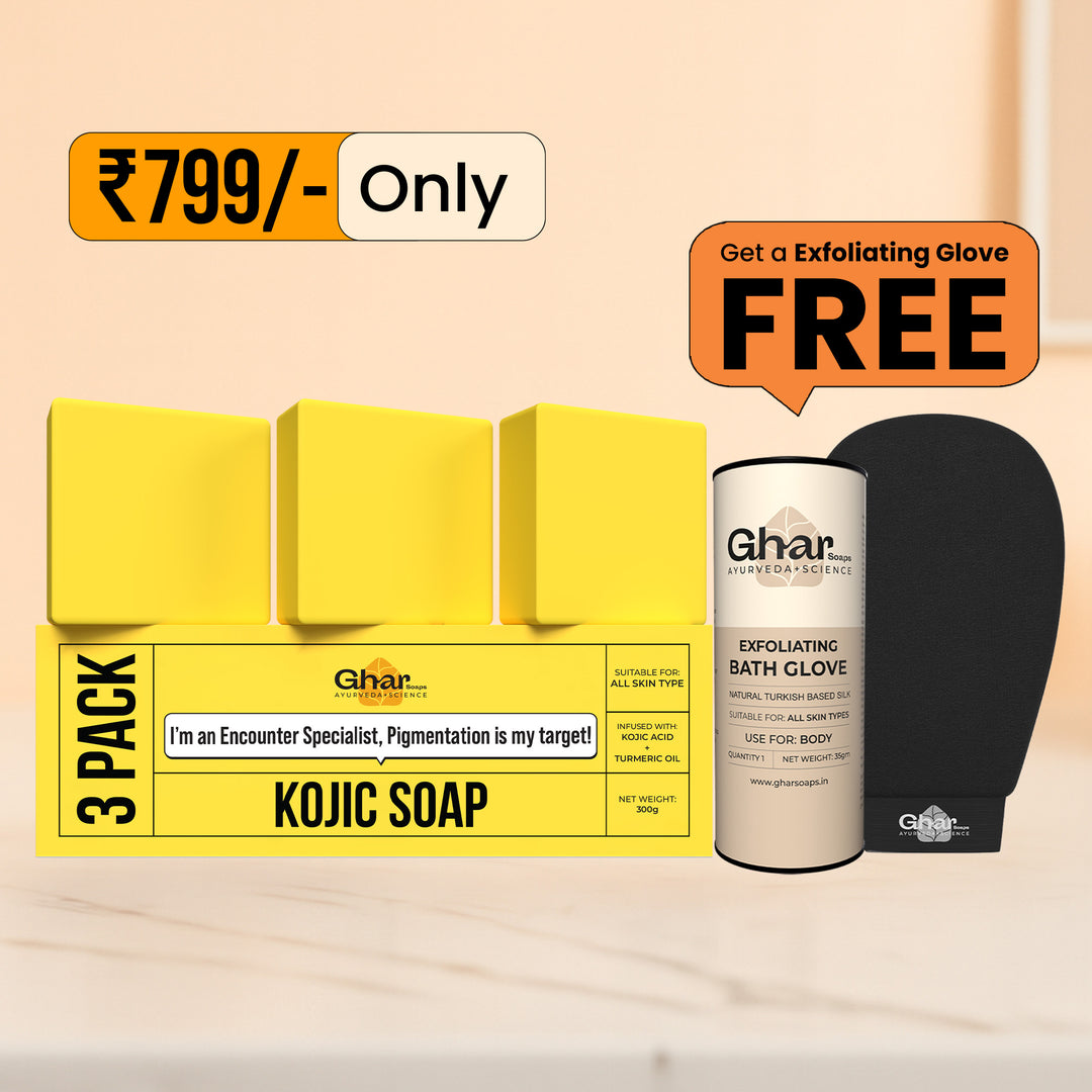 Kojic Soap + Exfoliating Body Glove Combo