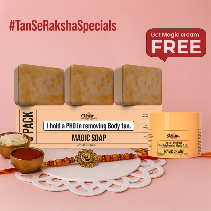 Magic Soap + Free Magic Cream + Free Sunscreen