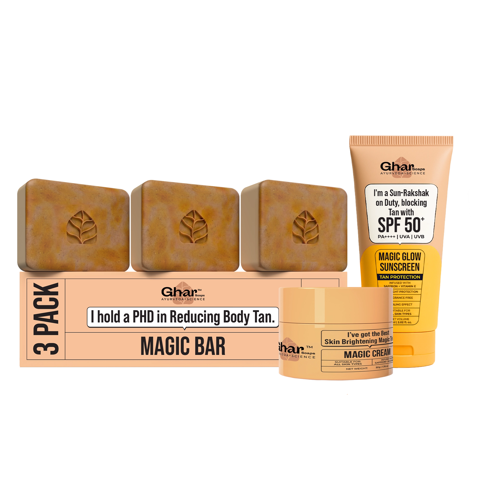 Magic cream + Sunscreen 60ml combo