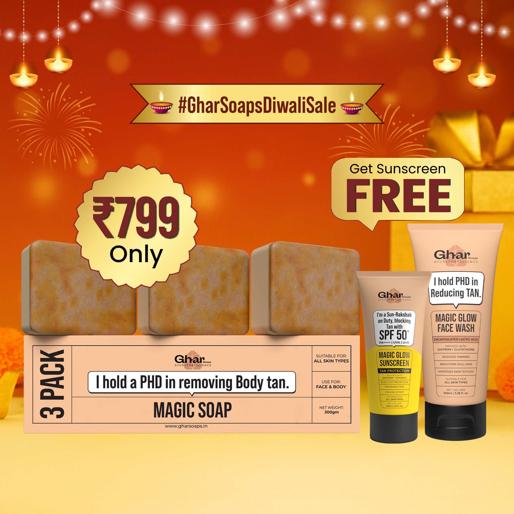 Magic Soap + FREE Magic Glow Sunscreen