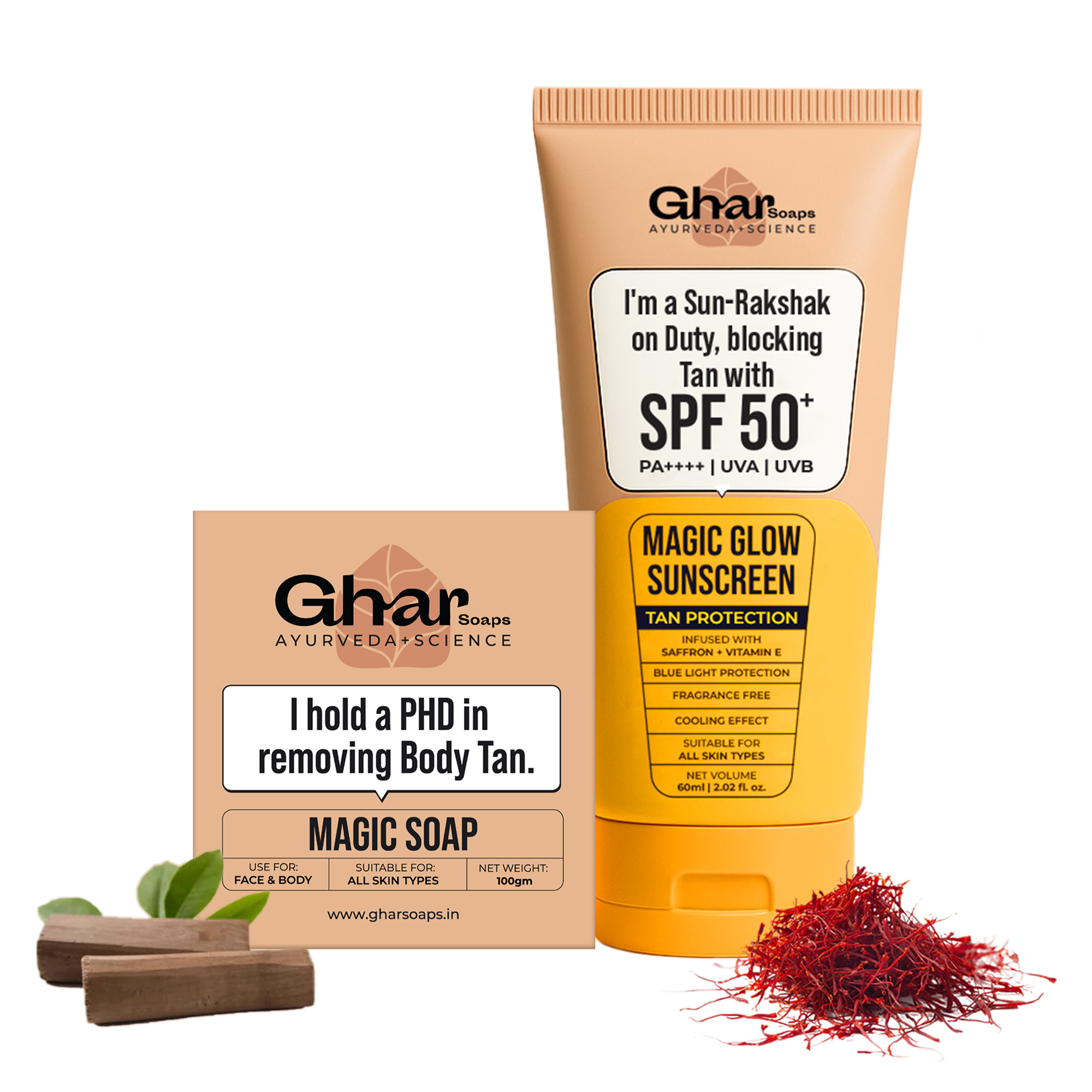 Magic Sunscreen & Magic soap Combo