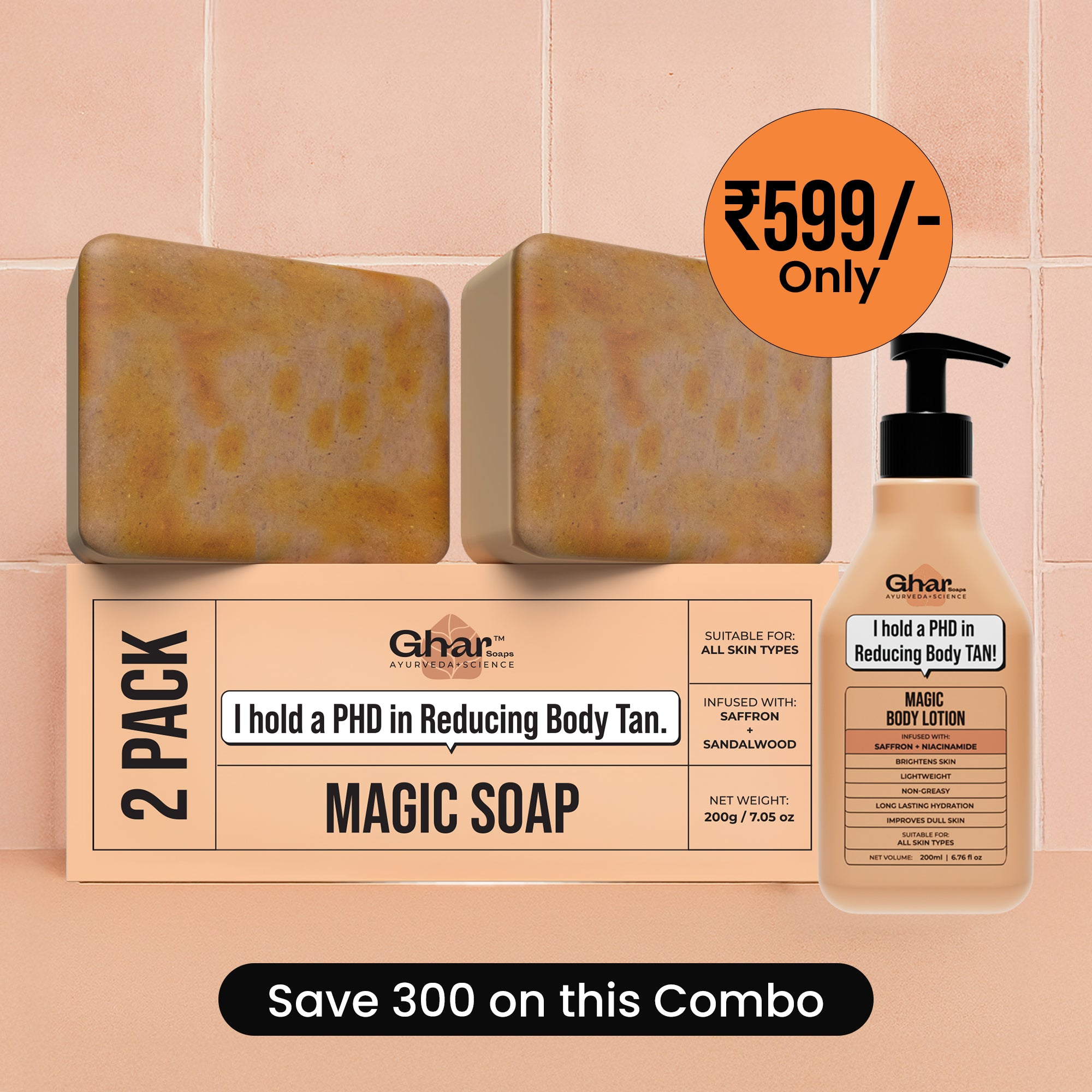 Free Magic soap + Magic Lotion Combo