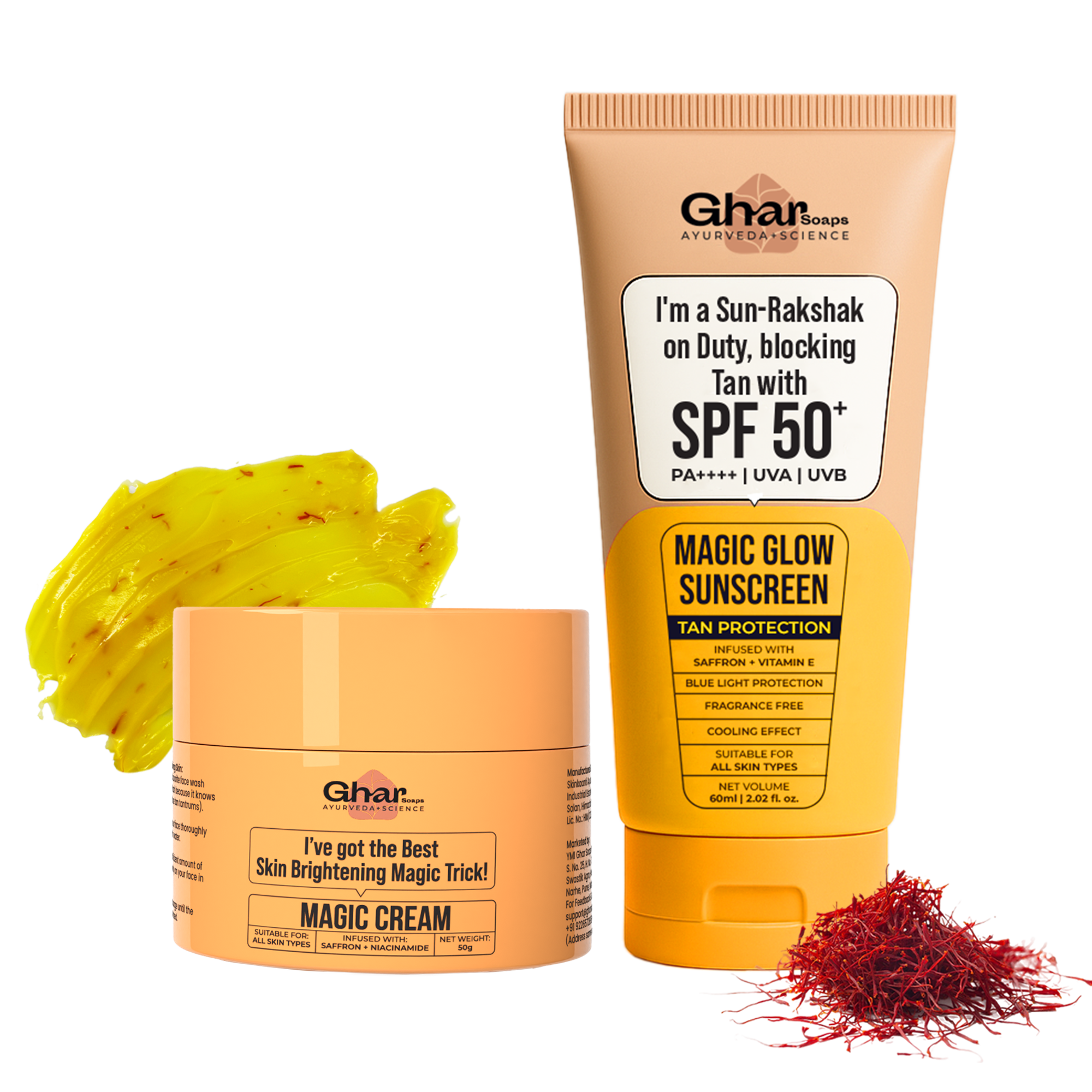Magic cream + Sunscreen 60ml combo