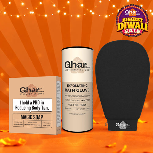 Magic Soap & Exfoliating Body Glove Combo