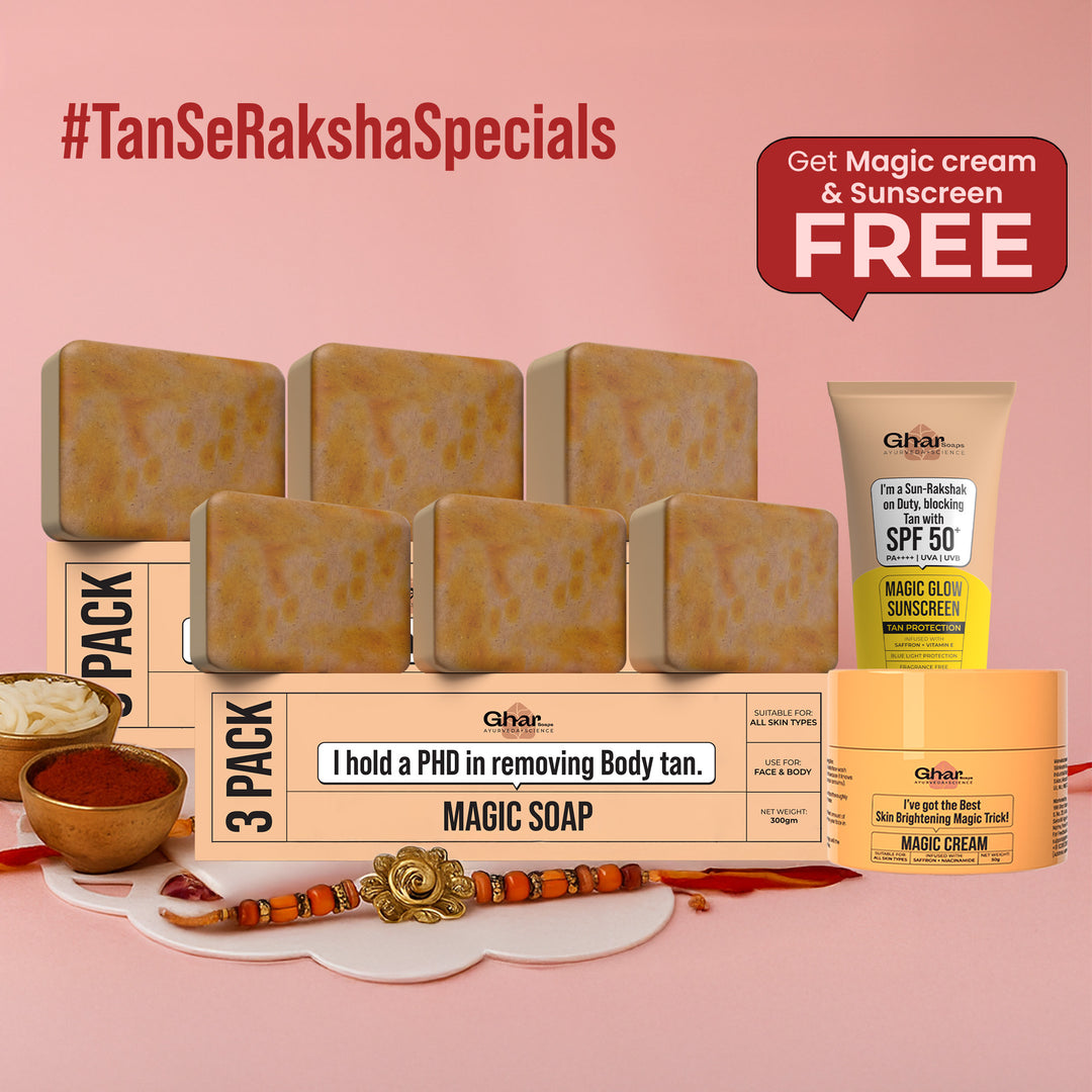 Magic Soap + Free Magic Cream + Free Sunscreen