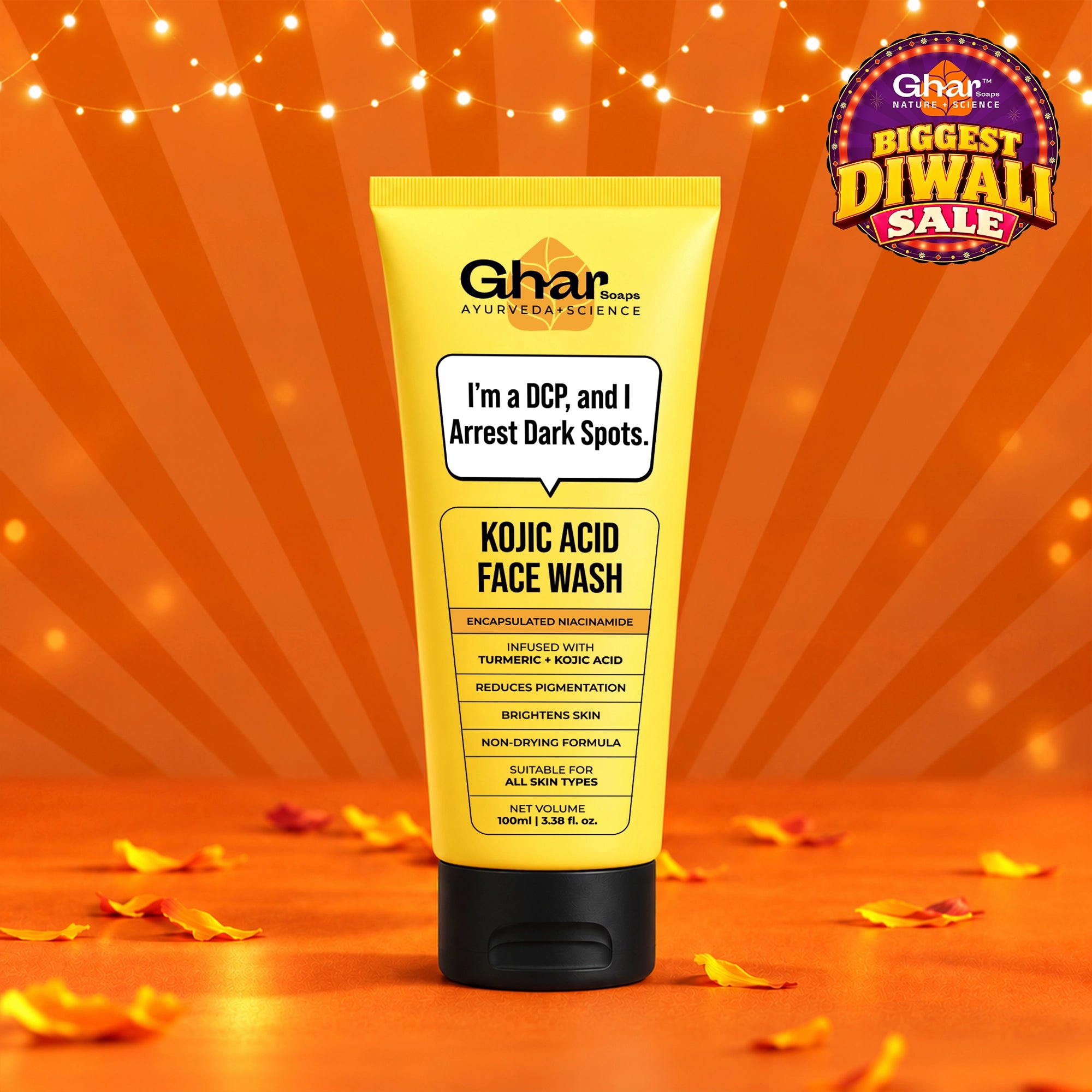 Kojic Acid & Turmeric Face Wash