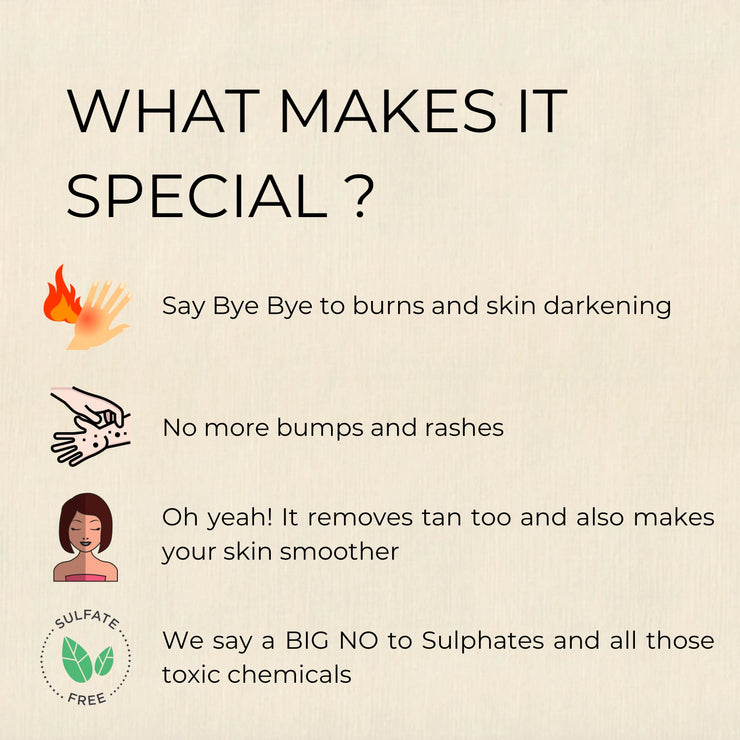 Organic Hair Removal Wax Powder