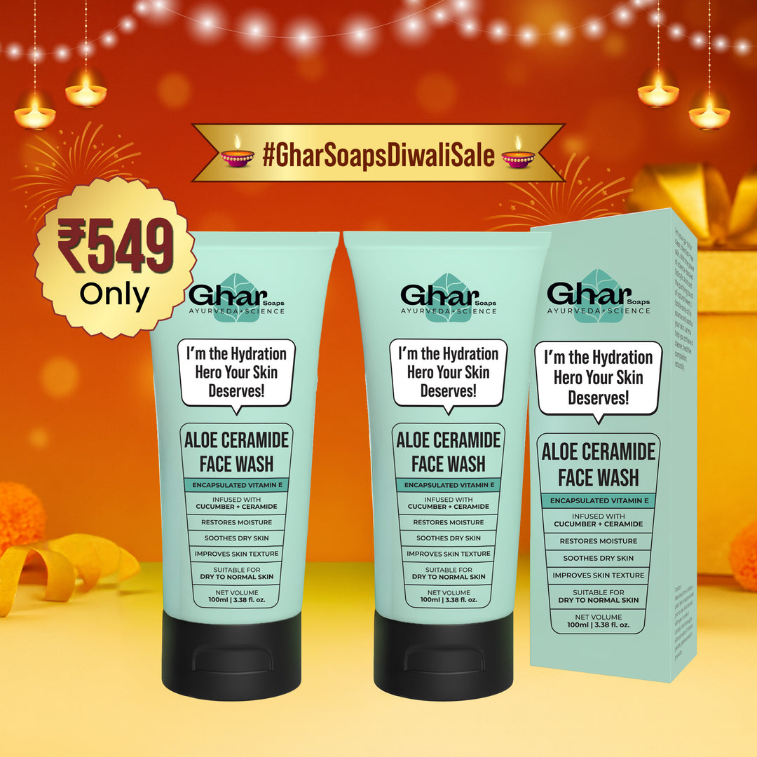 Aloe Ceramide facewash & Soap Combo