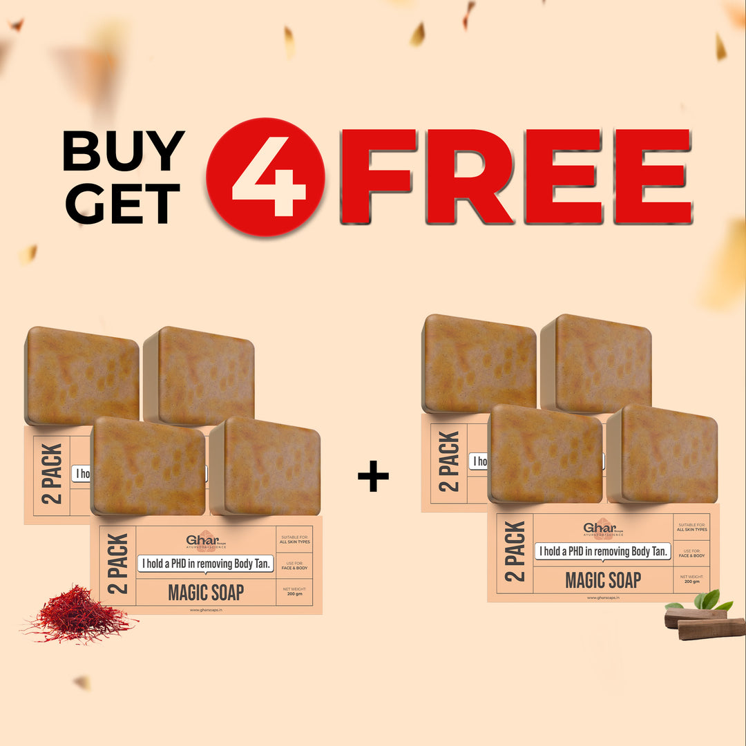 MAGIC SOAP ( SAFFRON AND SANDAL WOOD SOAP )