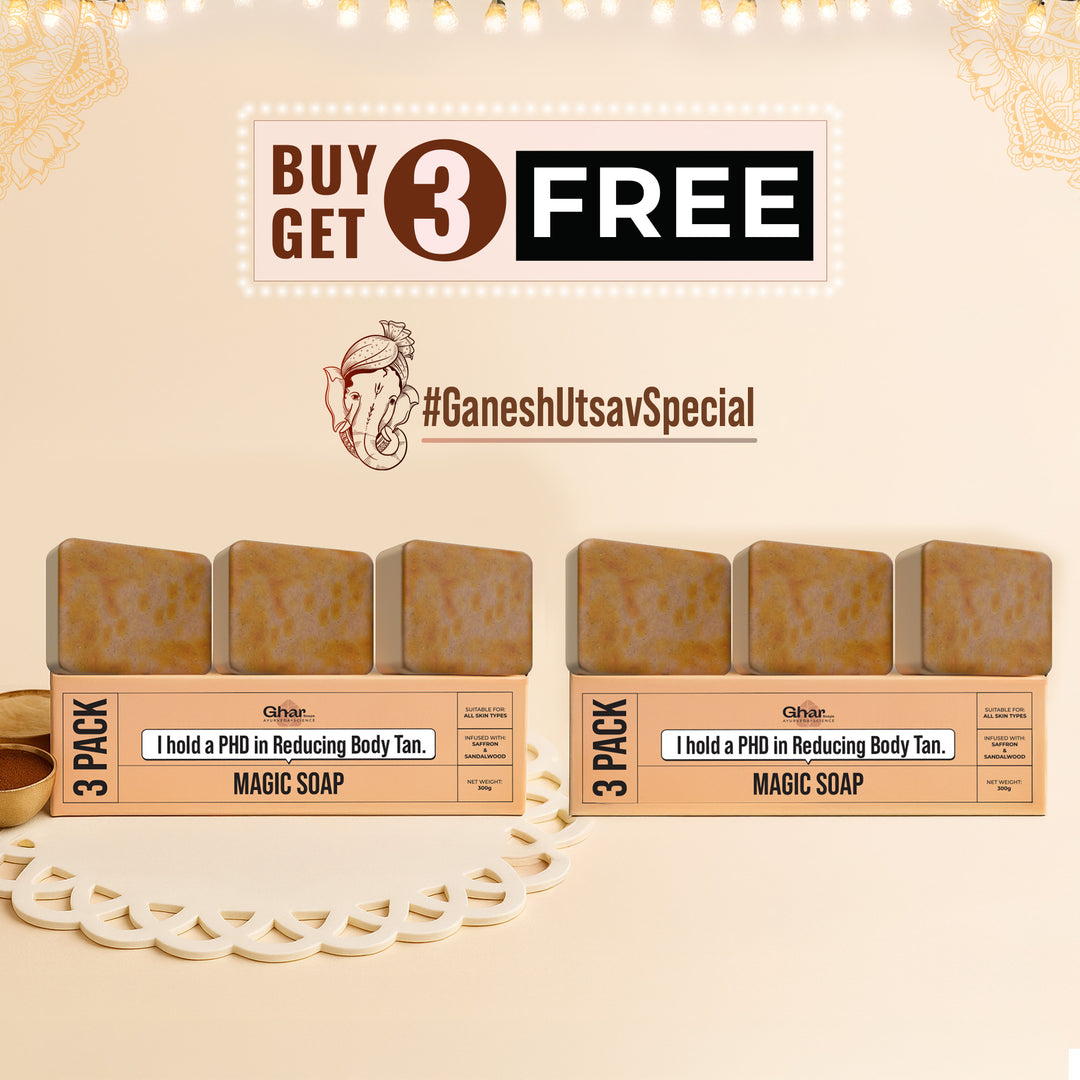 MAGIC SOAP ( SAFFRON AND SANDAL WOOD SOAP )