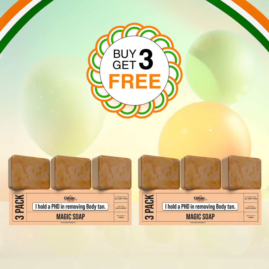 MAGIC SOAP ( SAFFRON AND SANDAL WOOD SOAP )