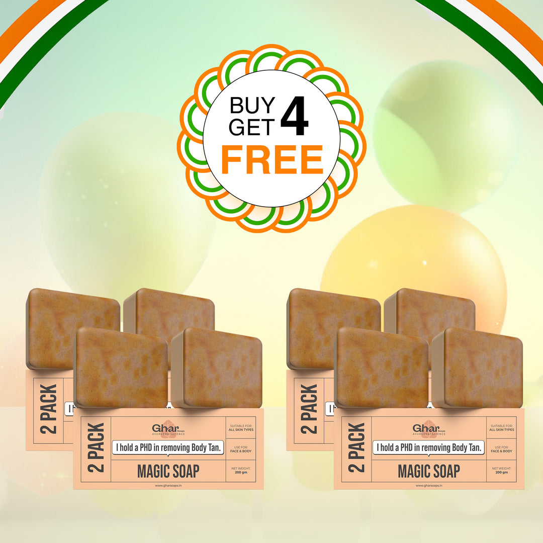 MAGIC SOAP ( SAFFRON AND SANDAL WOOD SOAP )