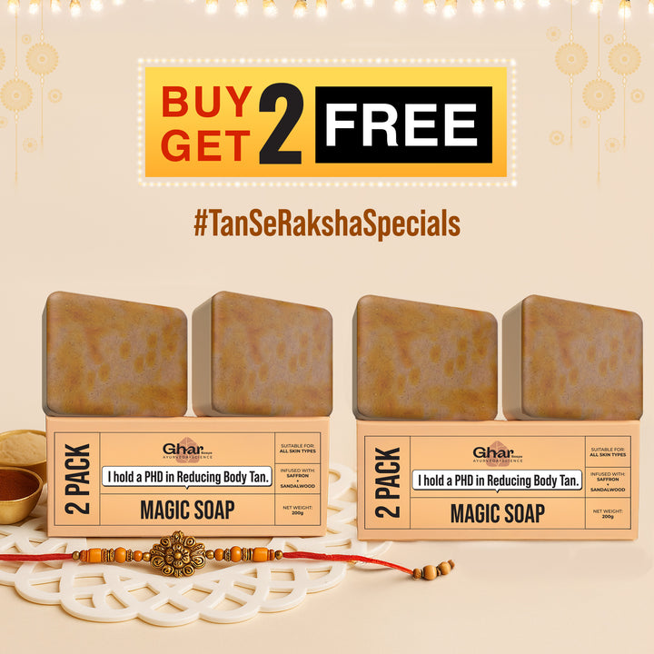 MAGIC SOAP ( SAFFRON AND SANDAL WOOD SOAP )