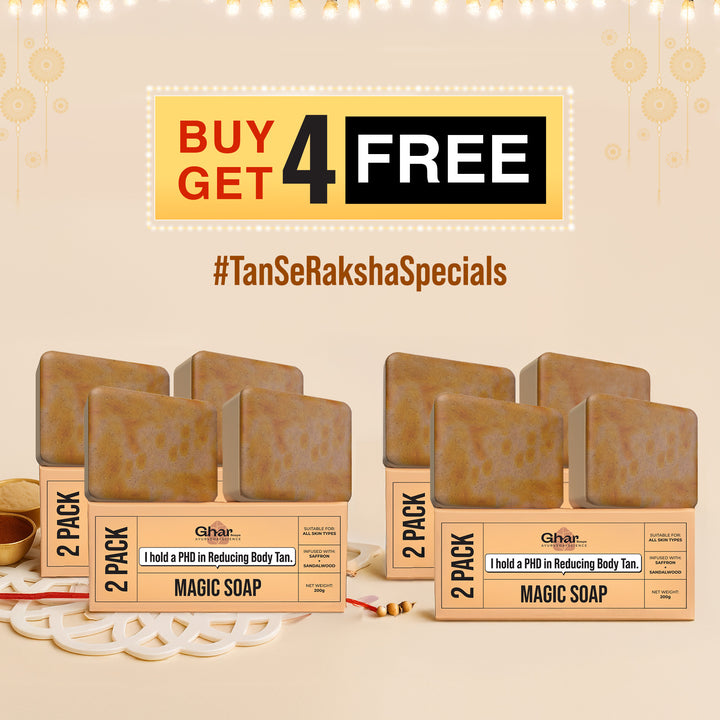 MAGIC SOAP ( SAFFRON AND SANDAL WOOD SOAP )
