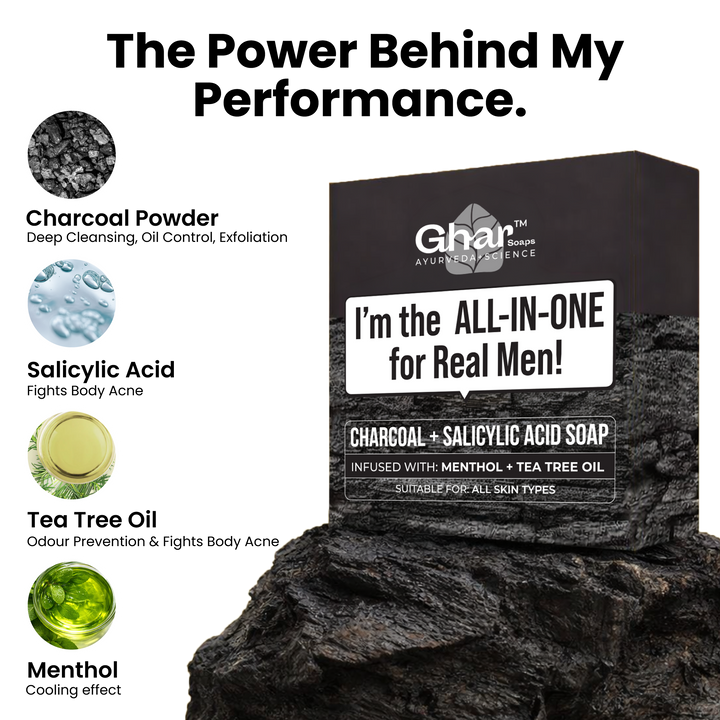 Charcoal + Salicylic acid soap