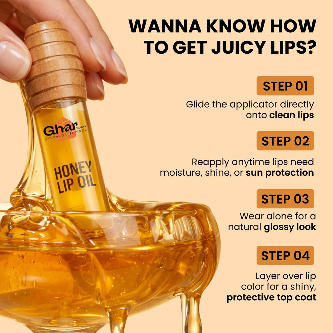 Honey Lip Oil  With SPF 30